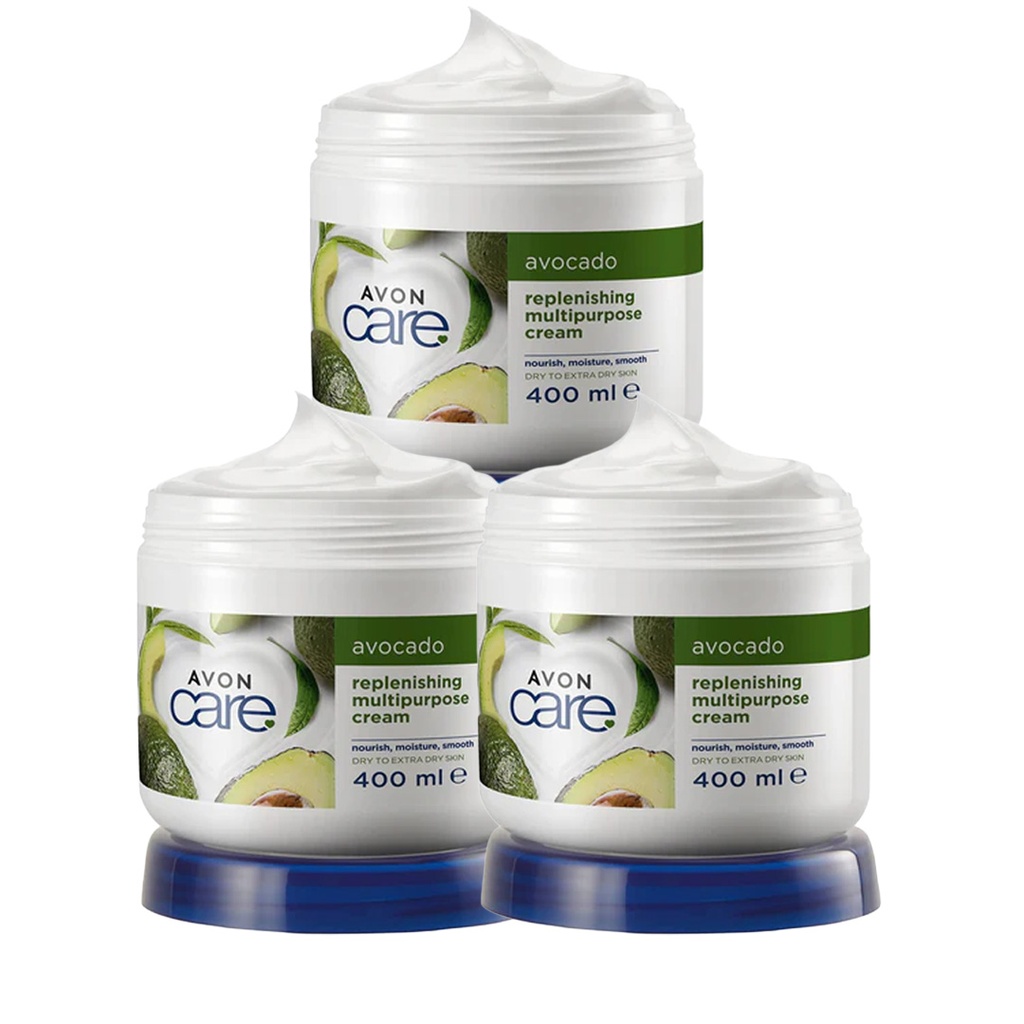 Pack Offer AVON CARE SUPERFOOD AVOCADO  Multipurpose Cream 400ml C09 2025