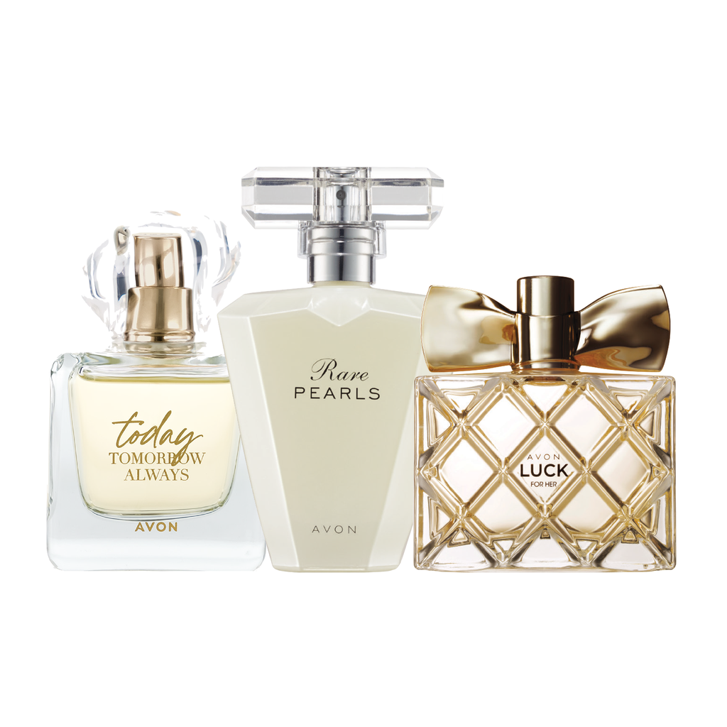 PACK OFFER Rare Pearls & Avon Luck Her & TTA Today for Her C06 2026