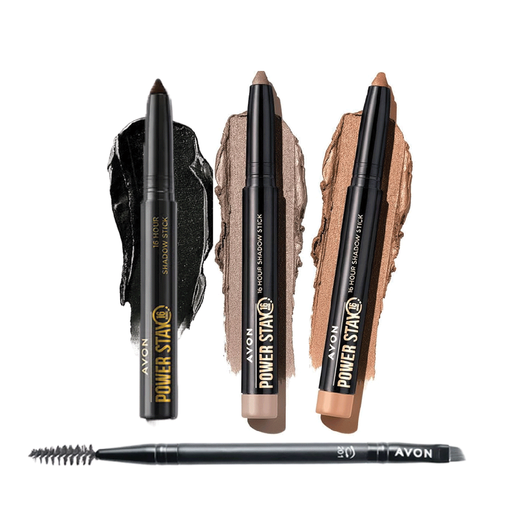 Pack Offer AVON POWER STAY SHADOW STICK  C12 2025
