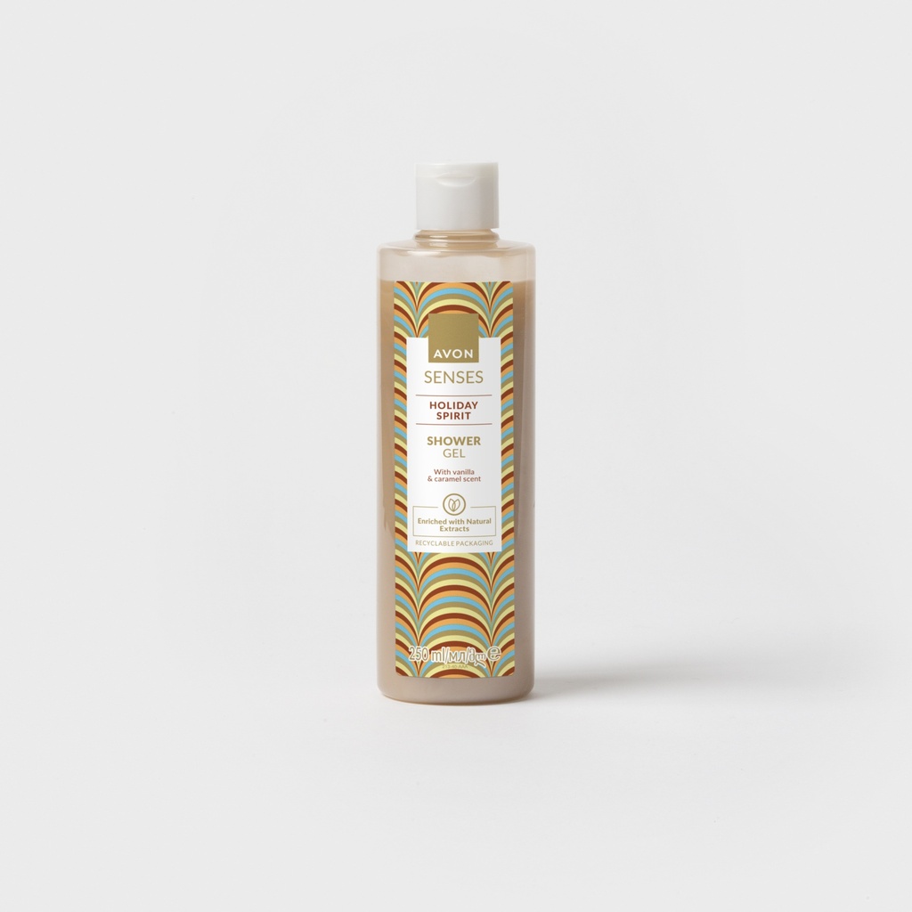 SENSES CARAMEL ALMOND AND VANILLA SHOWER GEL 500ML