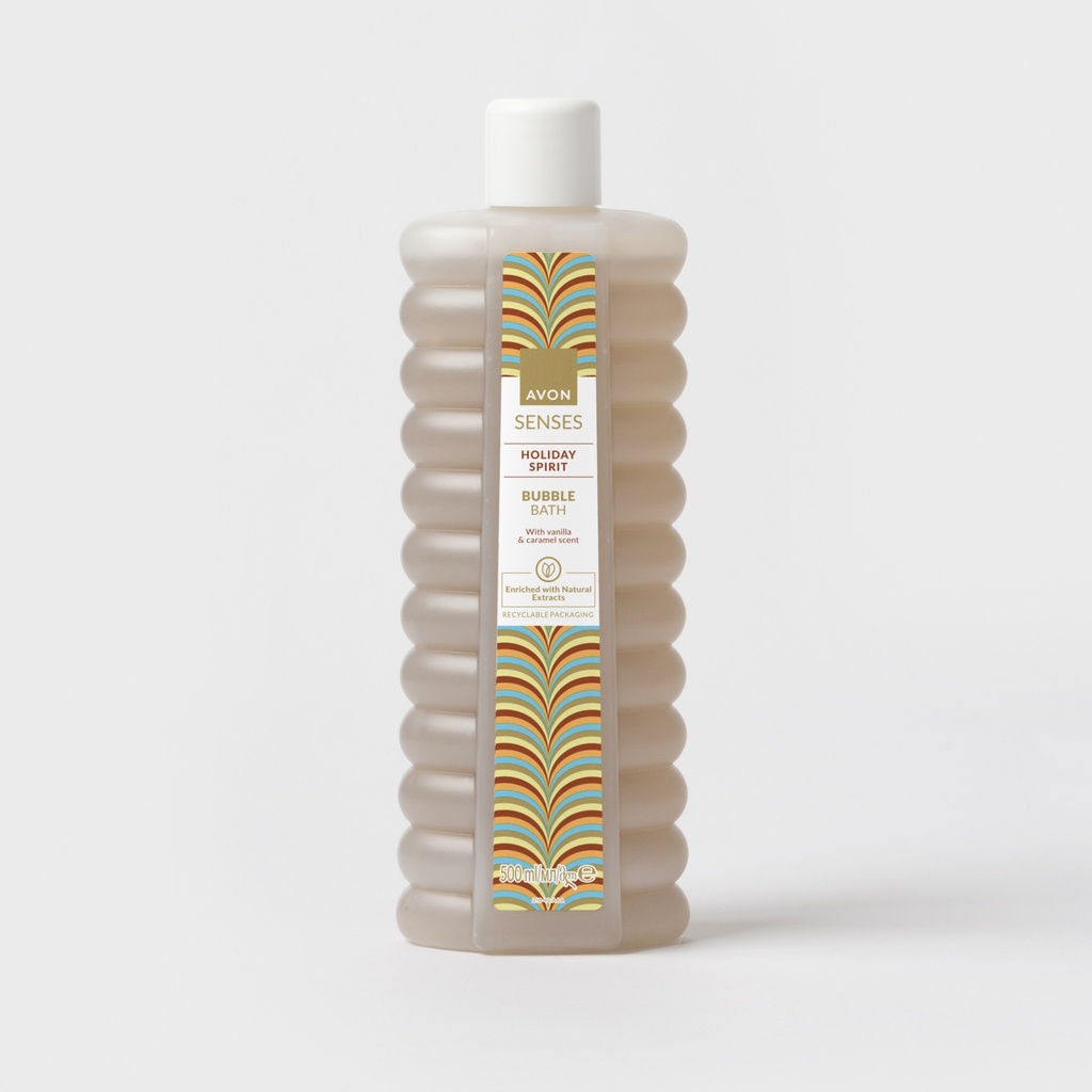 SENSES Christmas Spirit Caramel, Almond & Vanilla Bubble Bath 500ml