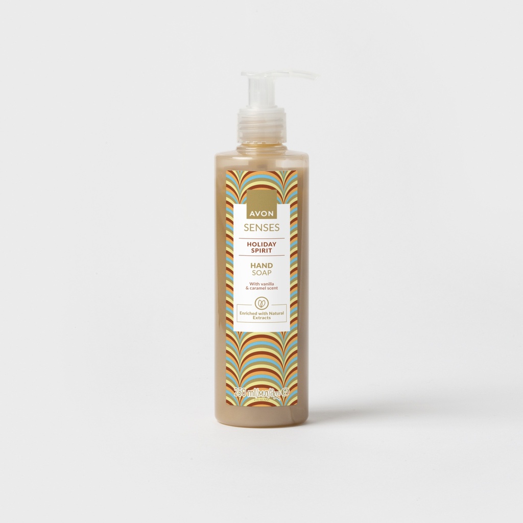 SENSES Christmas Spirit Caramel, Almond & Vanilla Hand Soap 250ml