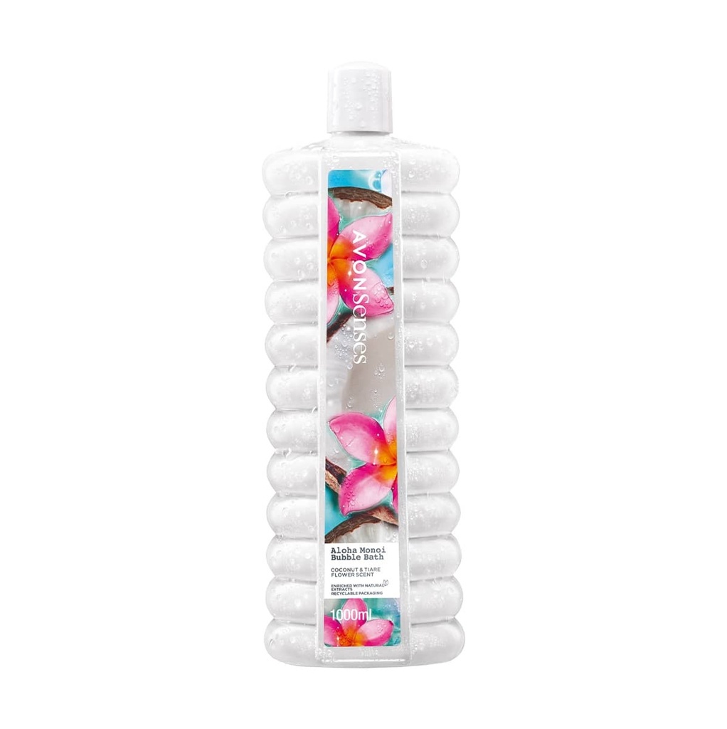SENSES ALOHA MONOI BUBBLE BATH 1000ML