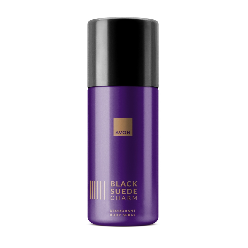 BLACK SUEDE CHARM BODY SPRAY AEROSOL EMEA