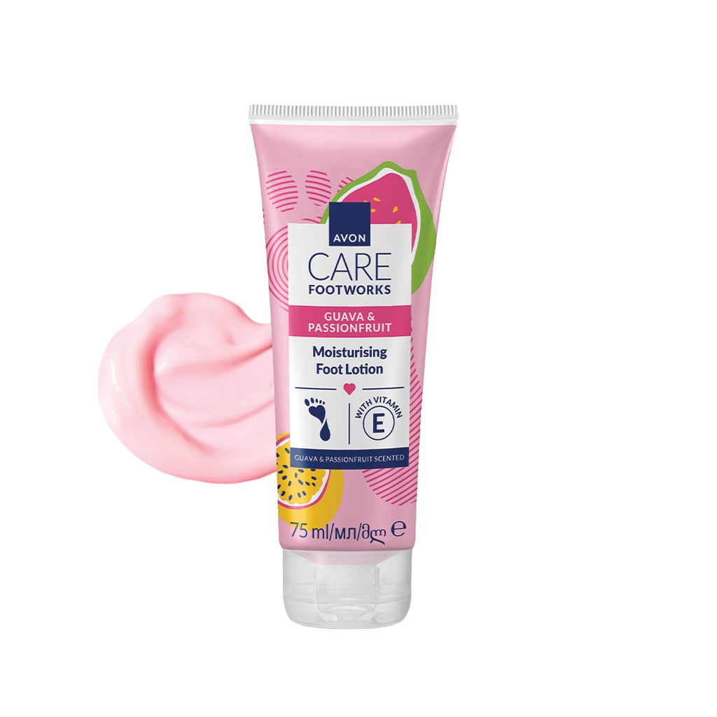 Foot Works Guava & Passion Fruit Hydrating Lotion 75ml EMEA 