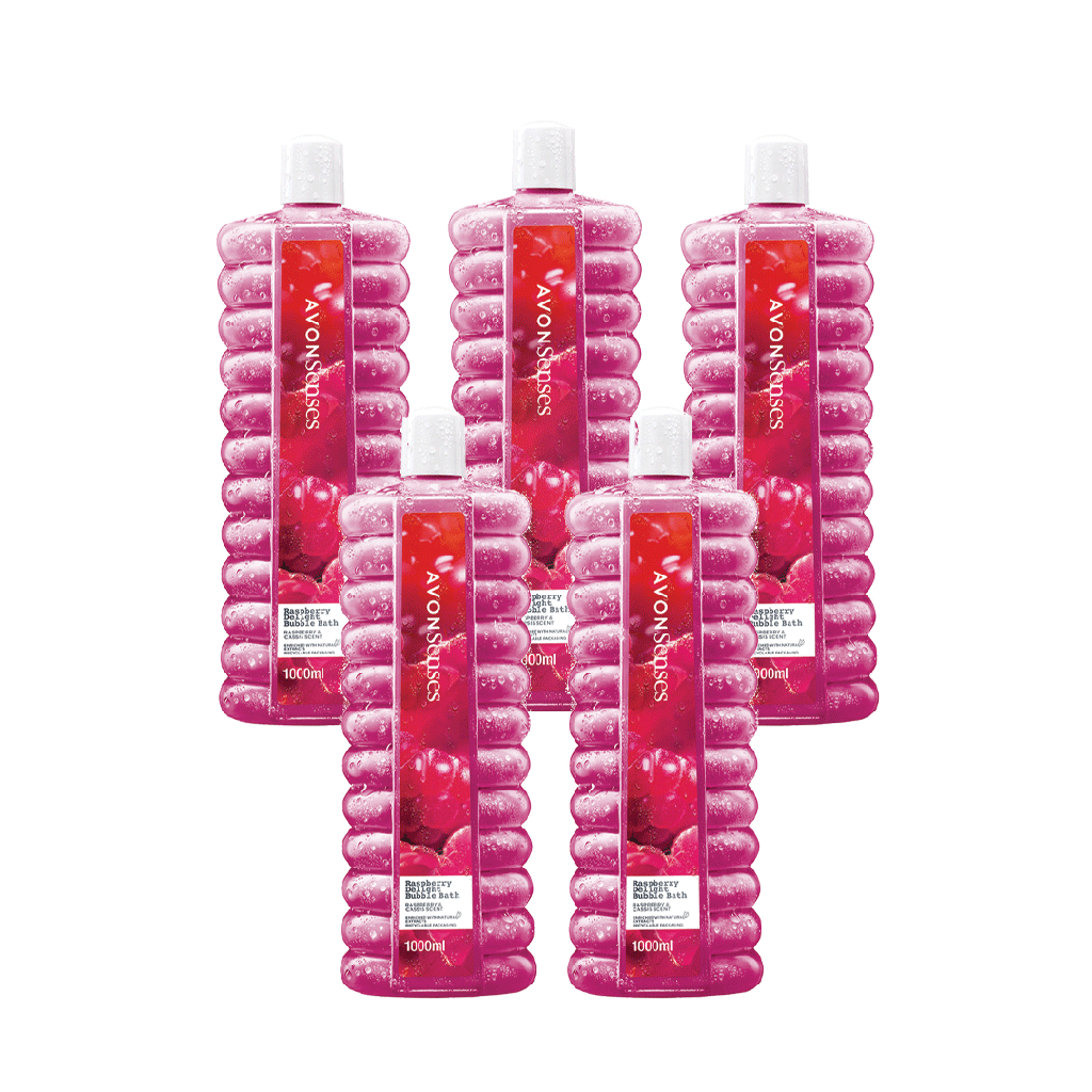 PACK OFFER SENSES RASPBERRY DELIGHT BUBBLE BATH 1000ML C02 2026