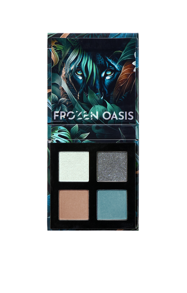 AVON ULTRA COLOR EYESHADOW QUAD - WILD NATURE COLLECTION- FROZEN OASIS