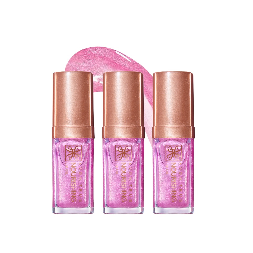 PACK OFFER Avon True Color Nourishing Lip Oils  Shimmering Petal  C09 2025