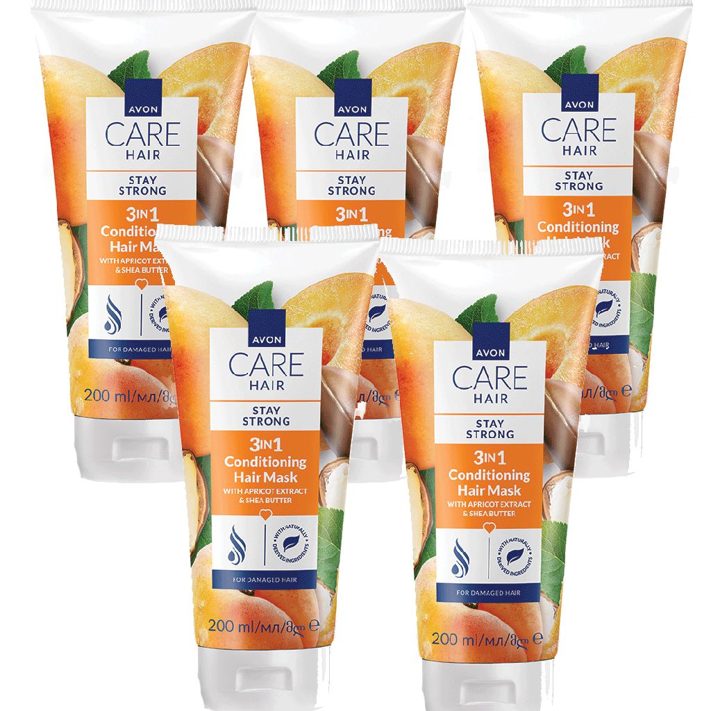 Star Offer Avon Care Hair 3 in1 Hair Mask with Apricot & Shea 200 ml (Net Price) C08 2026