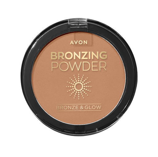 [1441207] AVON BRONZE & GLOW BRONZING POWDER DEEP TAN	