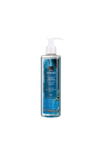 [1566140] AVON SENSES SECRET LAGOON LIQUID SOAP 250ML (BVI CHANGE)
