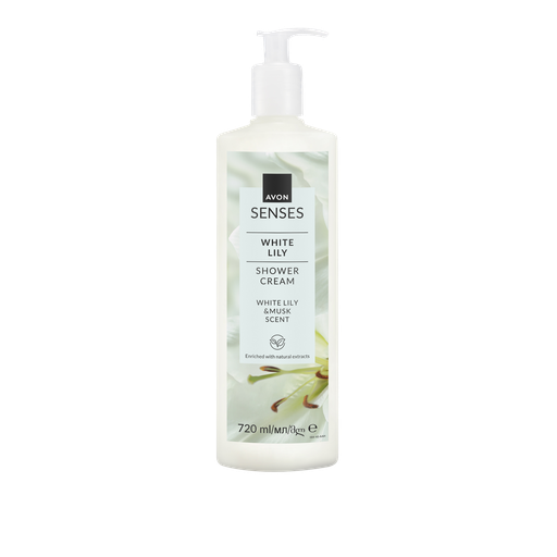 [1566127] SENSES WHITE LILY SHOWER GEL 720ML (BVI CHANGE)