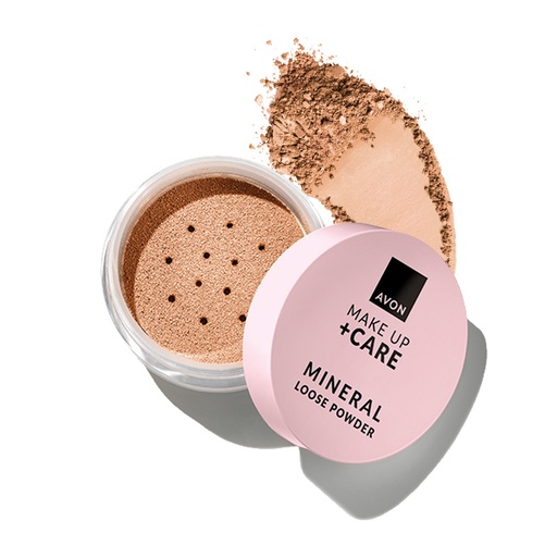 [1548376] AVON MAKE UP PLUS CARE MINERAL LOOSE POWDER - LIGHT