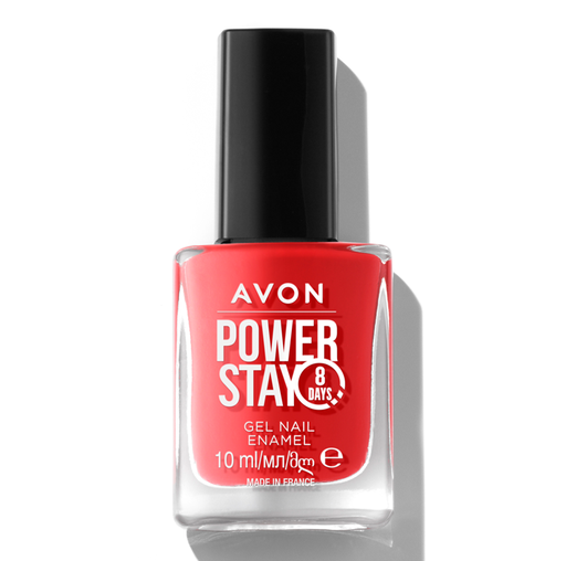 [1514259] AVON NAIL ENAMEL GEL SHINE RESTAGE - DESIGNER RED