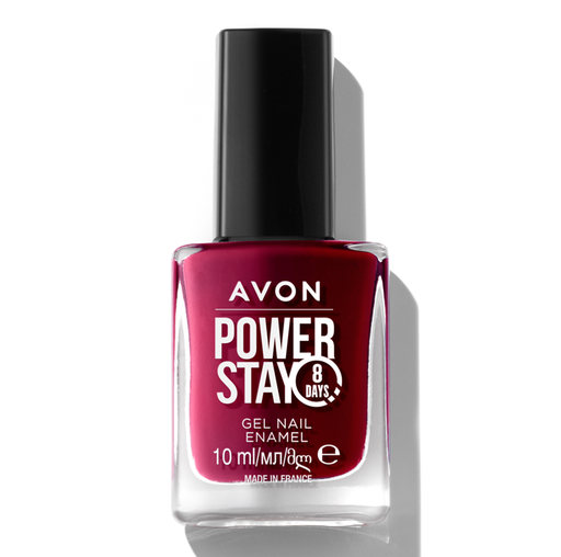 [1514263] AVON NAIL ENAMEL GEL SHINE RESTAGE - STAY PUT SANGRIA