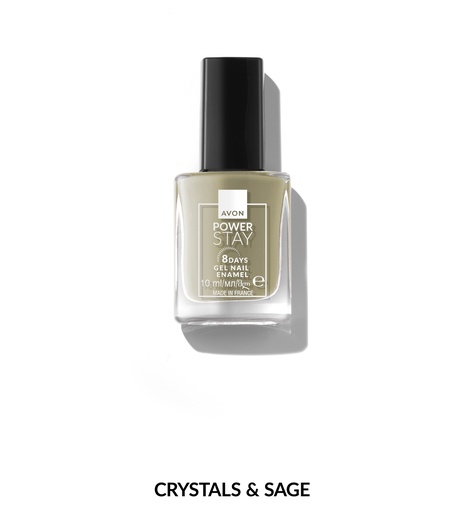 [1556022] AVON POWER STAY GEL NAIL -  CRYSTAL AND SAGE