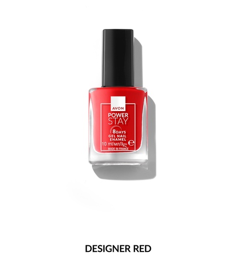 [1556019] AVON POWER STAY GEL NAIL -  DESIGNER RED