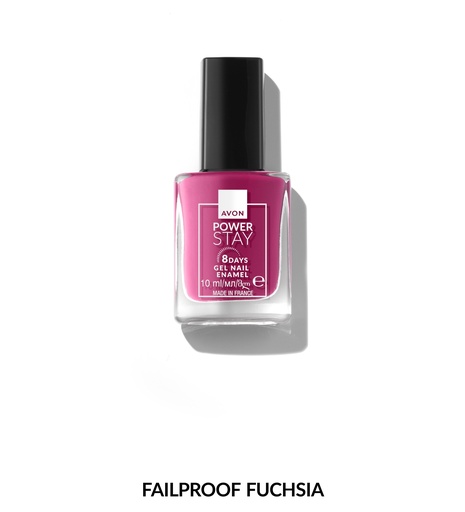 [1556011] AVON POWER STAY GEL NAIL -  FAIL PROOF FUCHSIA