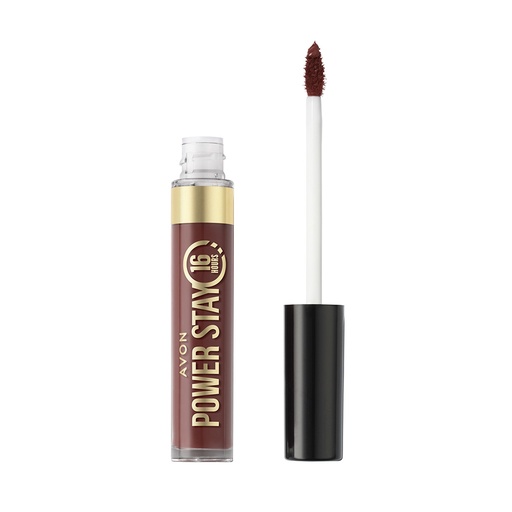 [1555982] AVON POWER STAY LIQUID LIP BVI-SPICY BROWN