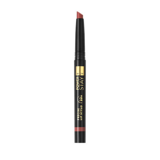 [1542404] AVON POWERSTAY LIP STYLO/ CRAYON- FORCE OF FIRE 