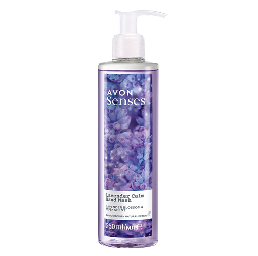 [1528544] AVON SENSES LAVENDER CALM LIQUID SOAP 250ML