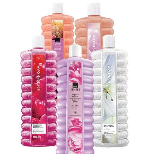 [1100] PACK OFFER SENSES BUBBLE BATH 1000ML C09 2025