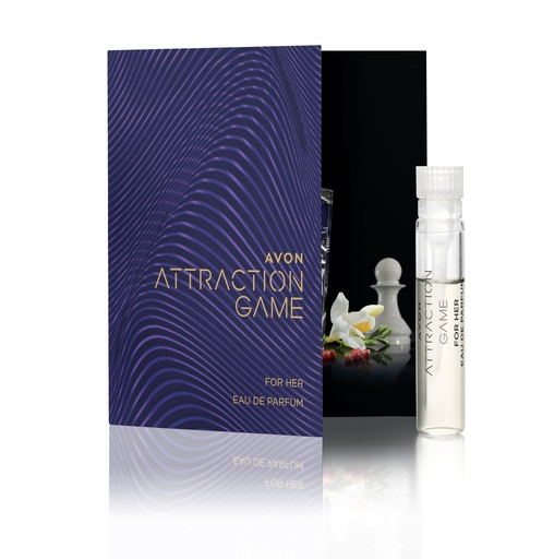 [1532443] Avon Attraction Game for Her Eu De Parfum Dipstick on Card