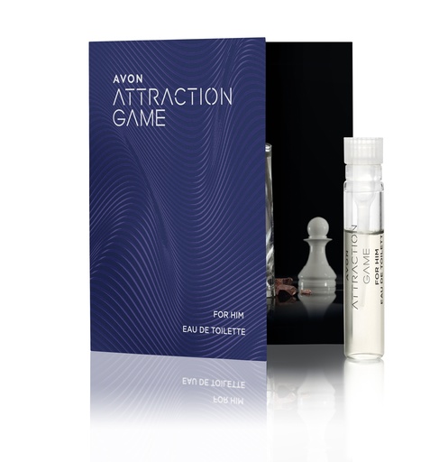 [1532444] Avon Attraction Game for Him Eu De Toilette Dipstick on Card