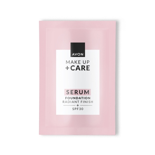 [1532518] Avon Make Up Care Serum Foundation Radiant Finish Sample 125G