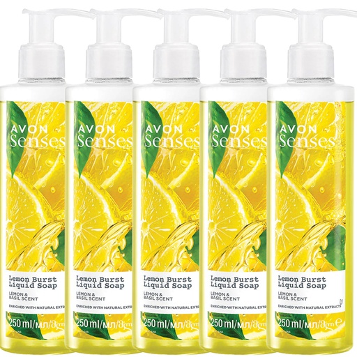 [2335] pack Limited offer Senses Lemon Burst Liquid Soap 250 ML C10 2025
