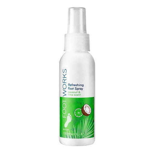[1542493] FOOTWORKS COCONUT & LIME FOOT SPRAY 100ML