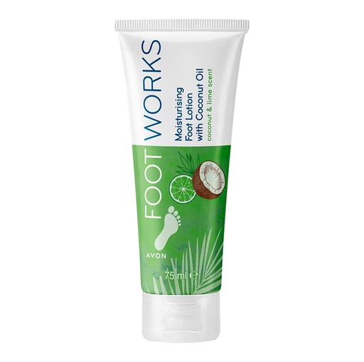 [1542492] FOOTWORKS COCONUT & LIME HYDRATING LOTION 75ML
