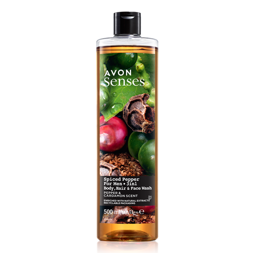 [1499361] SENSES SPICED PEPPER MENS SHOWER GEL 500ML