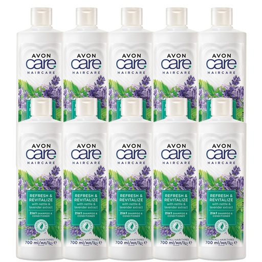 [2907] Star Offer AVON CARE HAIRCARE NETTLE AND LAVENDER 2IN1 700 ML (Net Price) C12 2025
