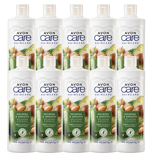 [359] Star Offer AVON AVOCADO AND ALMOND SHAMPOO 2 IN 1 700 ML (Net Price) C01 2026