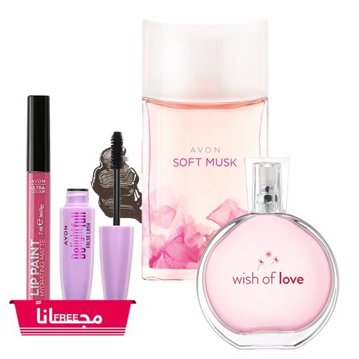 [349] Black Friday Offer fragrances Avon Soft Musk & Wishes of Love+ MASCARA+Lip Gloss Free  C11 2025