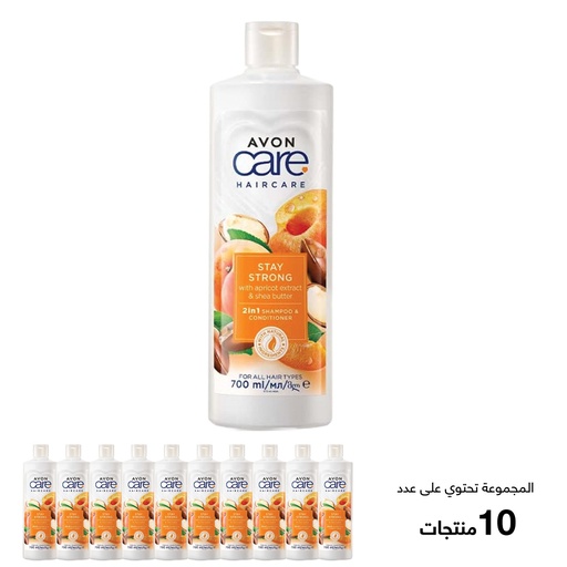 [3870] Star offer  AVON APRICOT AND SHEA 2IN1 700 ML C08 2026 Net price