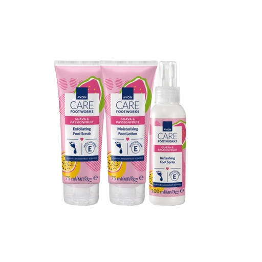 [3876] Pack offer Foot Works Guava & Passion Fruit   C11 2025