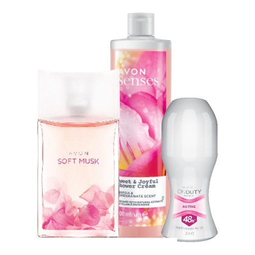 [3882] Pack offer Avon Soft Musk C08 2025