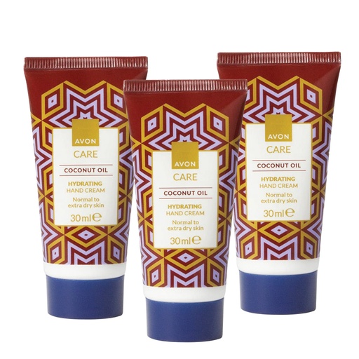 [4029] Pack Offer XMAS MINI HAND CREAM COCONUT OIL 30ML C07 2024