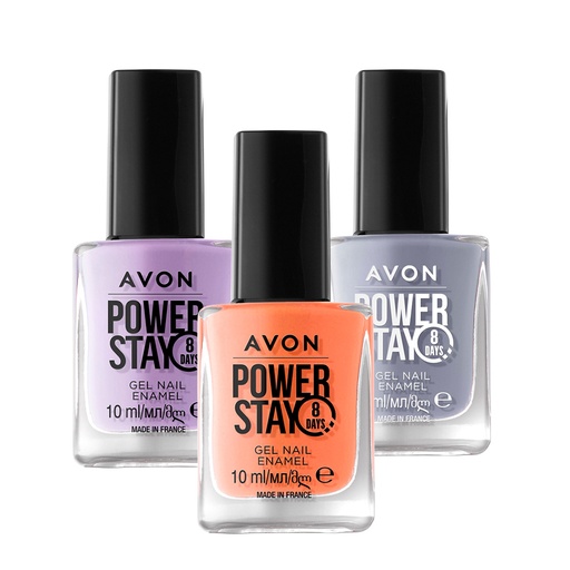 [4272] PACK OFFER AVON NAIL ENAMEL GEL SHINE C08 2025